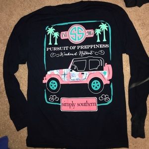 Imply Southern Long Sleeve Jeep Tee